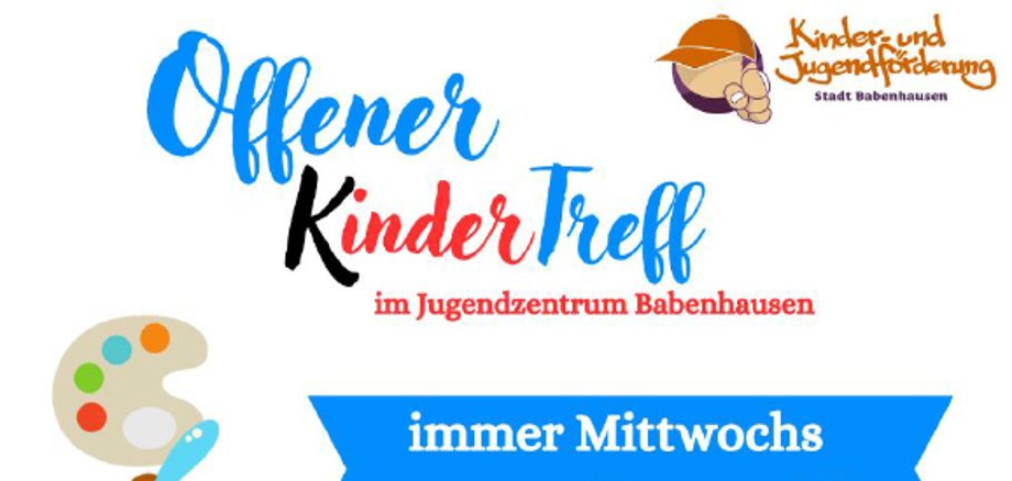 Flyer des Offenen Kindertreff