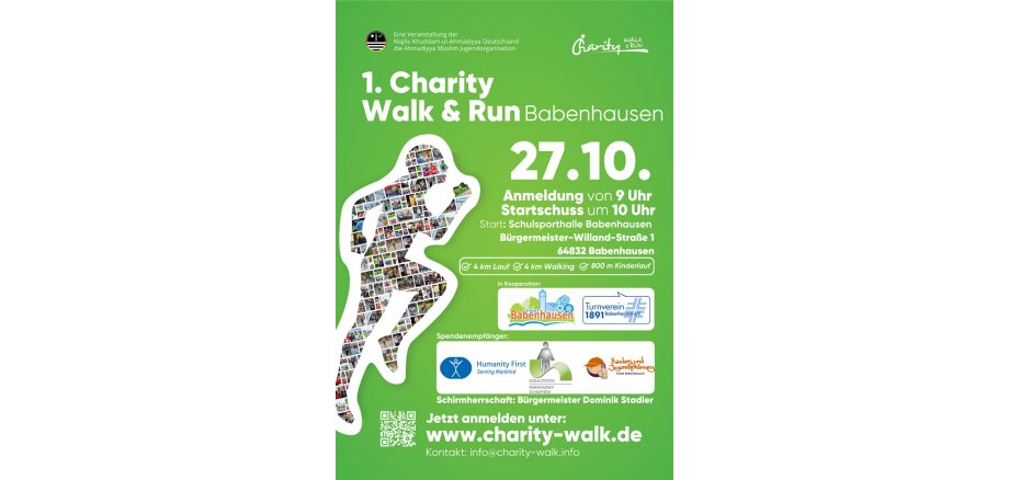 Plakat Charity Walk Babenhausen